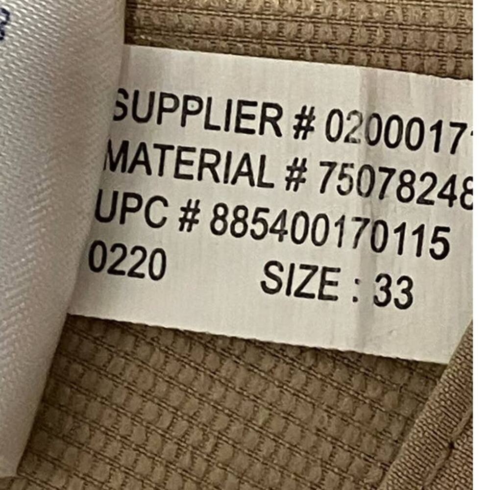 Chaps Beige Khaki Stretch Cargo Shorts Size 33 - Picture 7 of 7